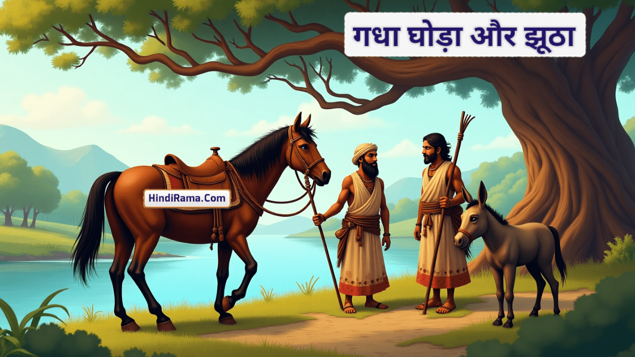 घोड़ा गधा और झूठा - Moral Story In Hindi । Hindi Stories । Best Moral Stories । Hindirama.com