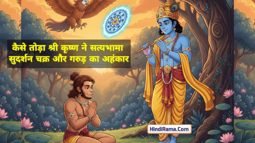 कैसे तोड़ा भगवान कृष्ण नें सत्यभामा , सुदर्शन चक्र और गरुड़ का अहंकार । Ramayan Story In Hindi । Ramayan History In Hindi । By Hindi Rama