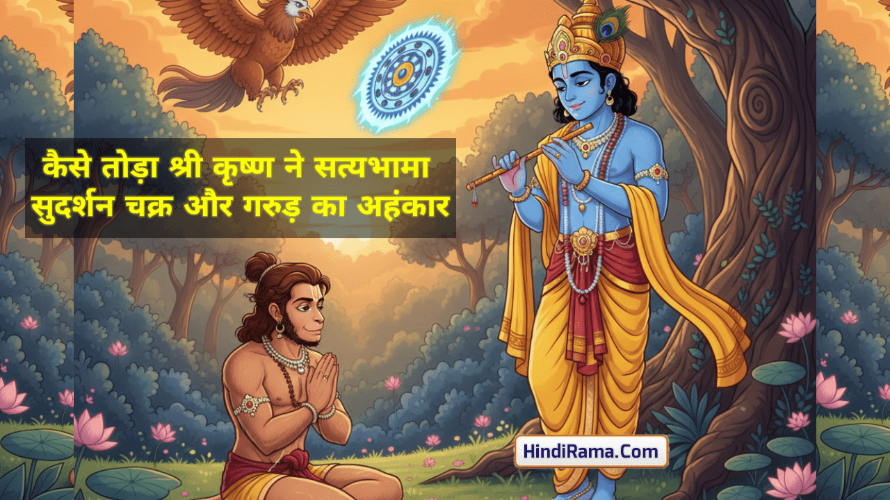 कैसे तोड़ा भगवान कृष्ण नें सत्यभामा , सुदर्शन चक्र और गरुड़ का अहंकार । Ramayan Story In Hindi । Ramayan History In Hindi । By Hindi Rama