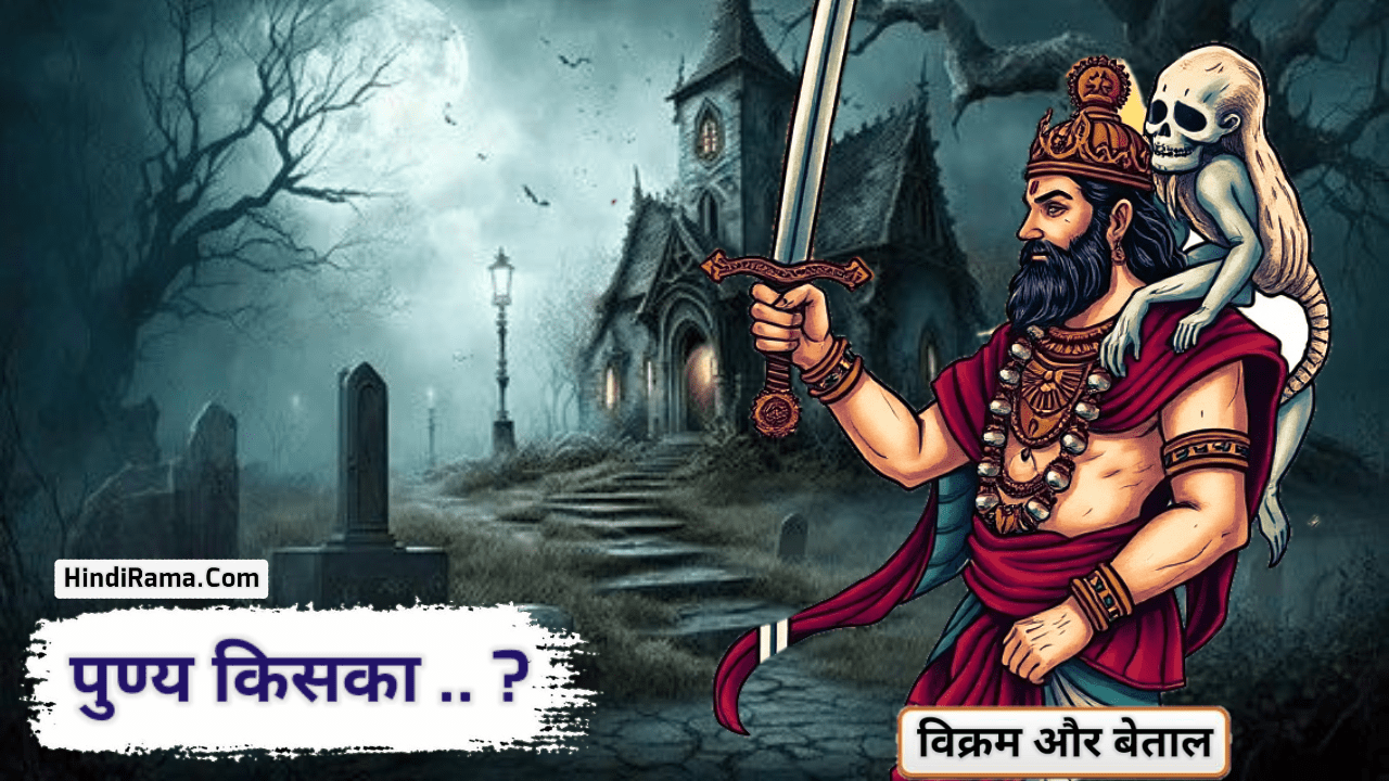 पुण्य किसका ? विक्रम और बेताल - Story Of Vikram Betal । Moral stories In Hindi । hindirama.com
