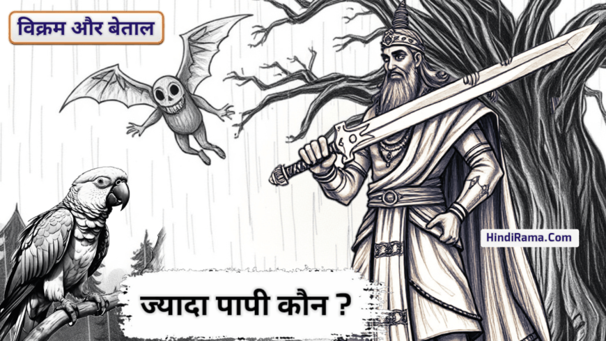 ज्यादा पापी कौन ? विक्रम और बेताल - Story Of Vikram And Betal । Moral Stories In Hindi । Hindirama.com