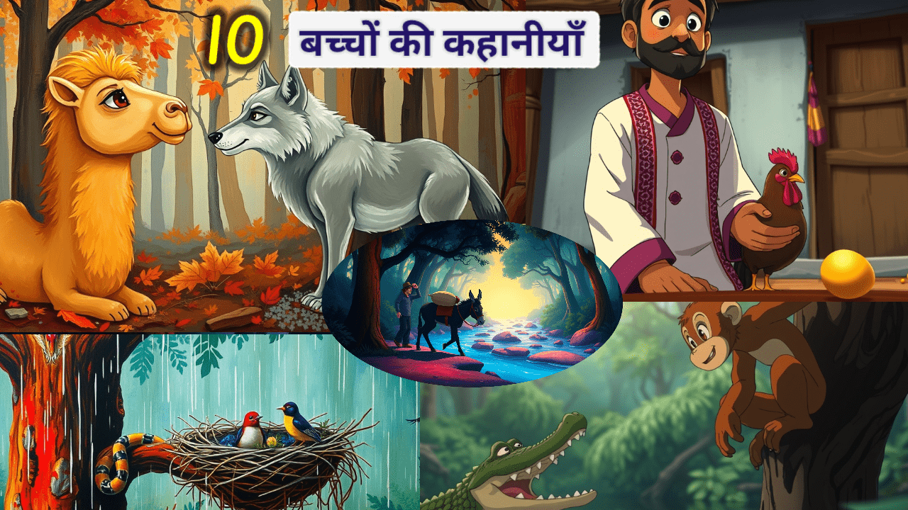 10 मजेदार मोरल कहानियाँ - Top 10 Kids Stories । Hindi Kids Stories । Kids Stories In Hindi । Hindirama.com