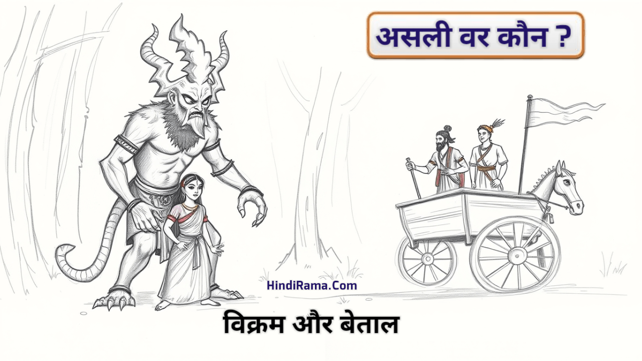 असली वर कौन ? विक्रम और बेताल - Story Of Vikram And Betal । Hindi Moral Stories । Hindirama.com