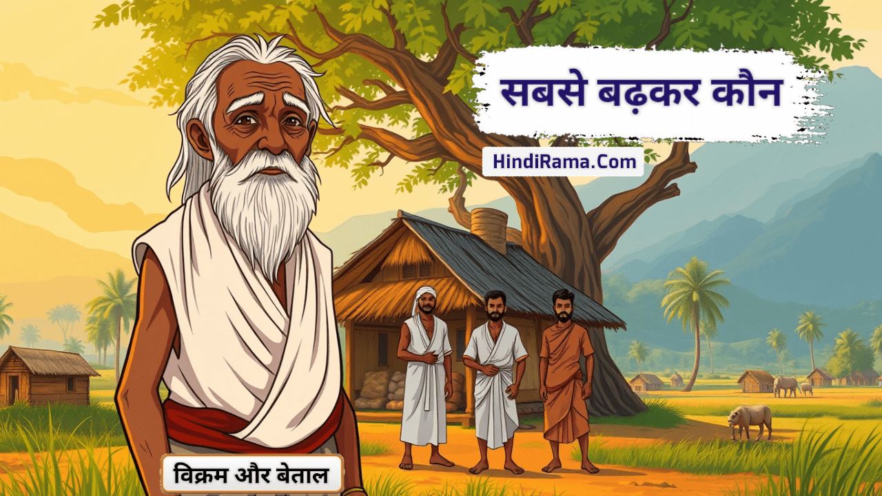 सबसे बढ़ कर कौन ? - विक्रम और बेताल । Story Of Vikram And Betal । Motivational Story In Hindi । Hindirama.com