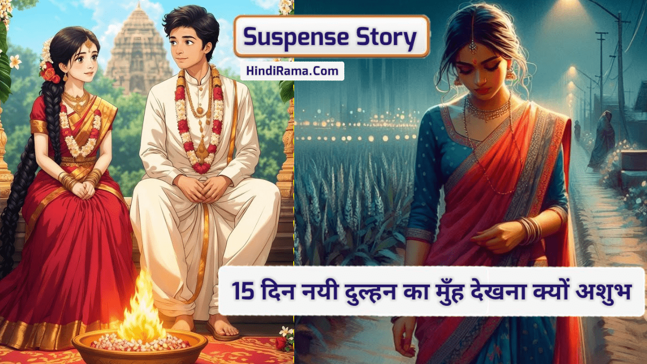 15 दिन नयी दुल्हन का मुँह देखना क्यों अशुभ - Suspence Story In Hindi । Hindi Kahaniyan । Hindirama.com