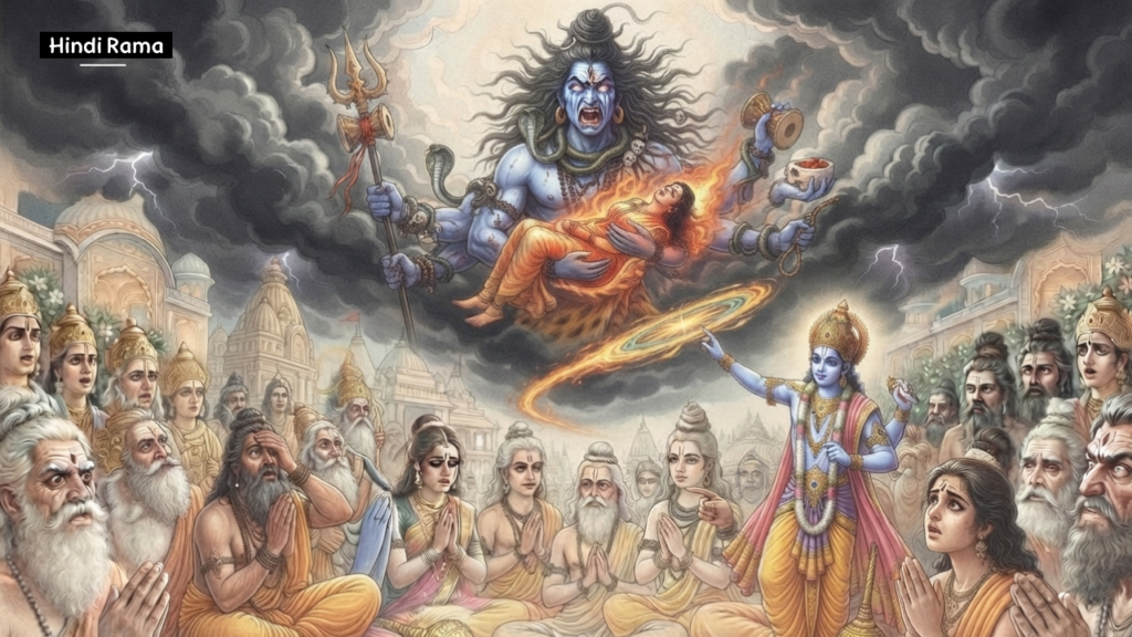 माँ सती की सम्पूर्ण कहानी। जन्म से माता पार्वती बनने तक की पूरी कथा। Maa Sati Ki Sampurn Kahani । Hindirama.com