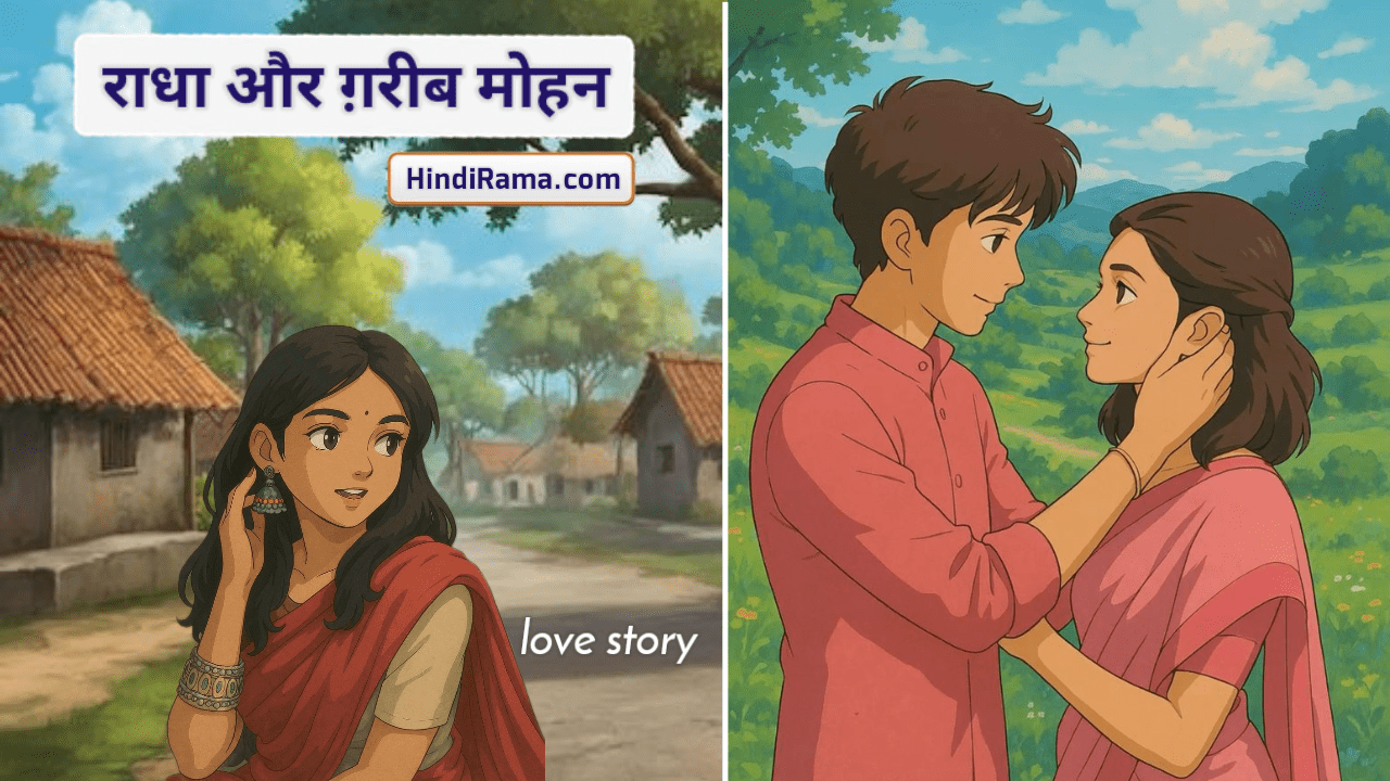 गाँव की राधा और गरीब मोहन की प्रेम कहानी - Love Story Of Radha And Mohan । Love Story In Hindi । Hindirama.com