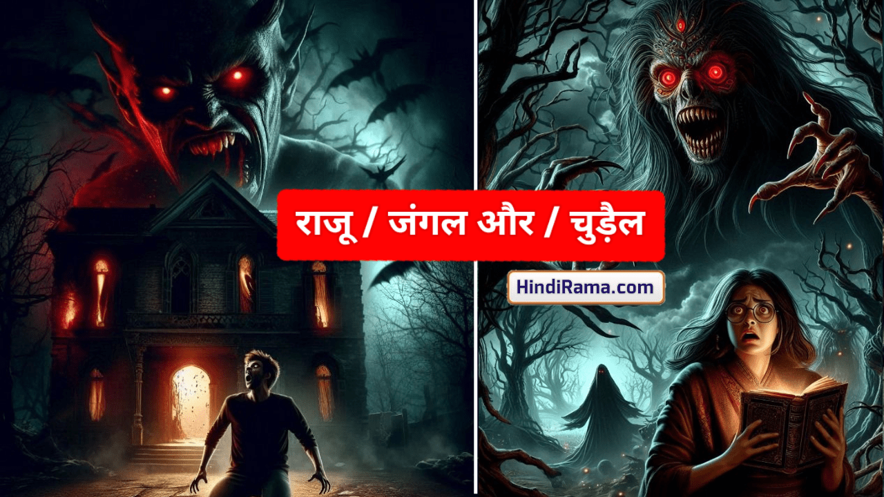राजू जंगल और खतरनाक चुड़ैल - Story Of The Terrible Witch । Horror Story In Hindi । hindirama.com