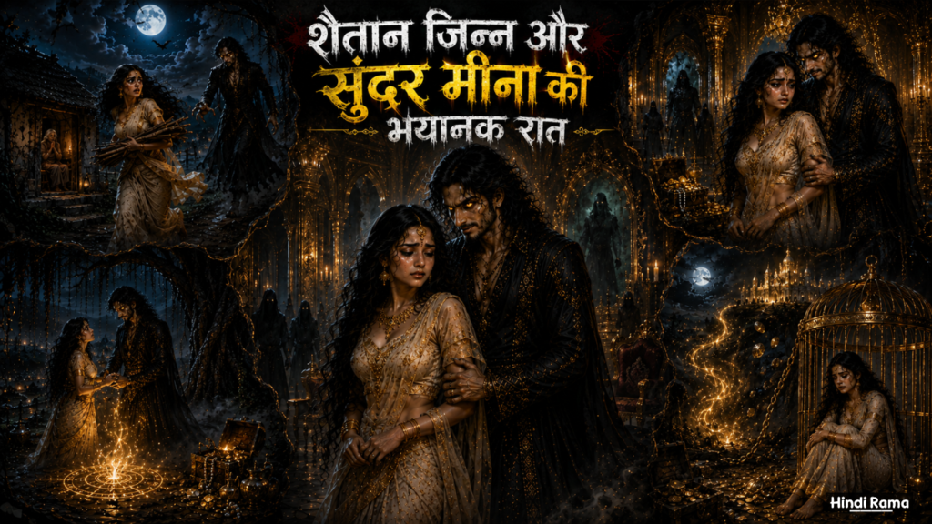 शैतान जिन्न और सुंदर मीना की भयानक रात । Haunted Jungle Horror Story In Hindi । Hindirama.com