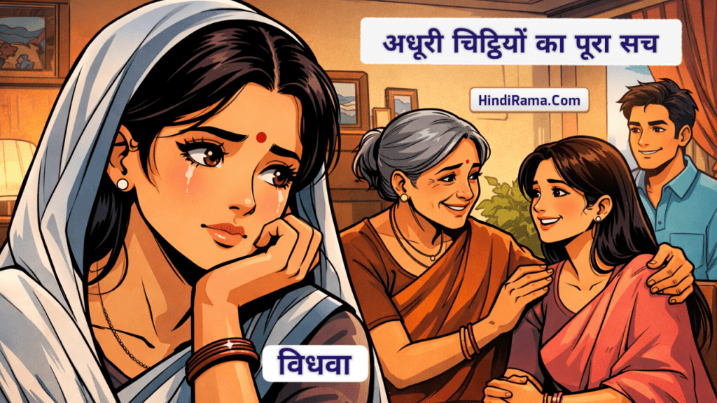 विधवा नंदनी की अधूरी कहानी । अधूरी चिट्ठियों का सच । Vidhwa Nandini Ki Kahani । Hindirama.com