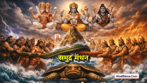समुद्र मंथन की पूरी कहानी - Samudra Manthan Story In Hindi । Samudra Manthan Ki Kahani । by Hindirama.com