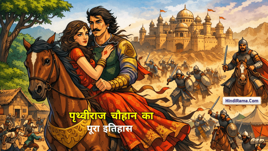 पृथ्वीराज चौहान का इतिहास - History Of prithviraj Chauhan । Story Of Prithviraj Chauhan । Hindirama.com
