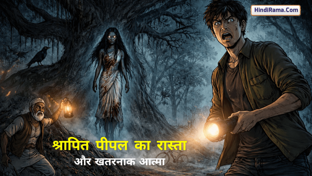 गाँव का श्रापित पीपल का रास्ता । भयानक रास्ता । Village Horror Story In Hindi । Hindirama.com