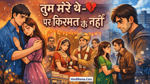 तुम मेरे थे .... पर किस्मत के नही । emotional love story in hindi । romantic love story in hindi । Hindirama.com