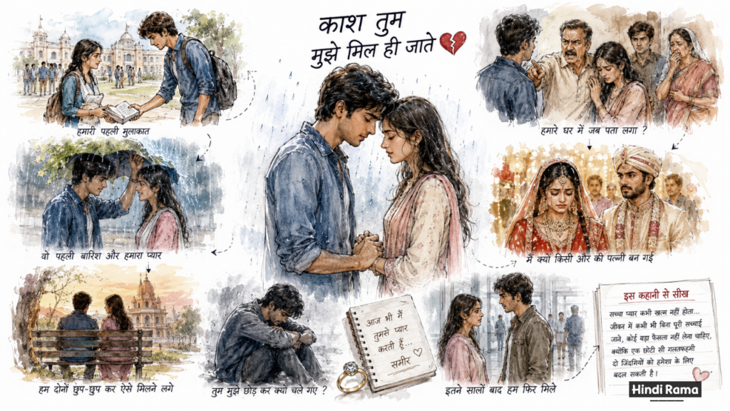 तुम मेरे थें पर किस्मत के नहीं । काश तुम मुझे मिल ही जाते ? Love Story In Hindi। Hindirama.com