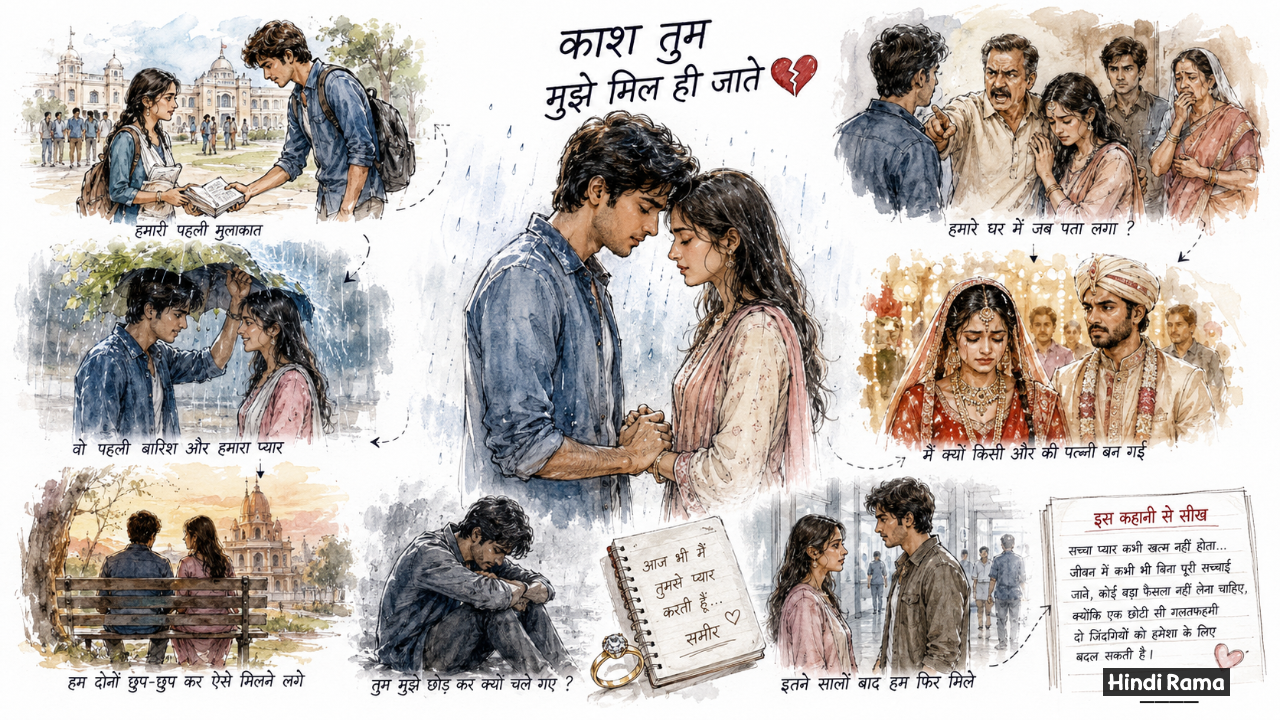 तुम मेरे थें पर किस्मत के नहीं । काश तुम मुझे मिल ही जाते ? Love Story In Hindi 2 तुम मेरे थें पर किस्मत के नहीं । काश तुम मुझे मिल ही जाते ? Love Story In Hindi। Hindirama.com