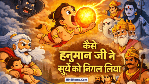 कैसे हनुमान जी ने सूर्य को निगल लिया ? - Hanuman Swallow Sun । Hanuman Ji Story In Hindi ।