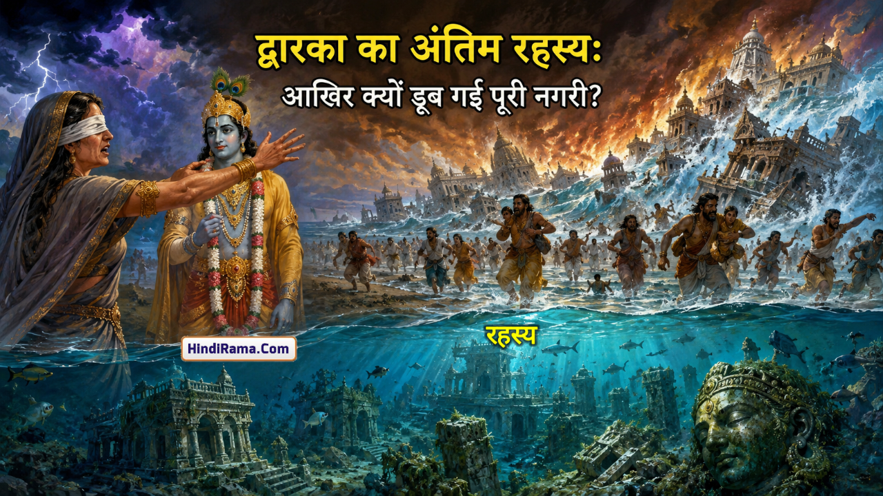 द्वारका का अंतिम रहस्य । आखिर क्यों डूब गई पूरी नगरी ? Mystery Of Dwarka । Hindirama.com