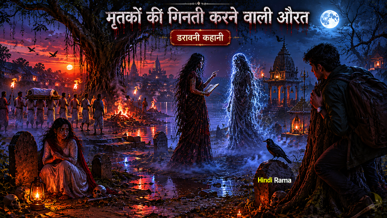 मृतकों की गीनती करनें वाली औरत । मौत की पर्ची । Haunted Village Story । Hindirama.com