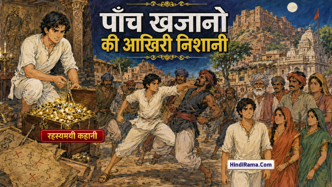 Mystery Story In Hindi । पाँच खजानों की आखरी निशानी - जोधपुर का आखरी रहस्य । Hndirama.com