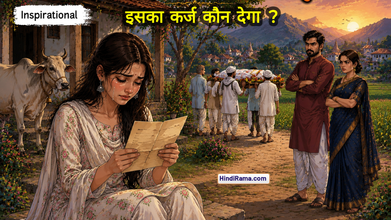 Inspirational Success Story । इसका कर्ज कौन देगा ? पिता की आखरी चिठ्ठी । Hindirama.com