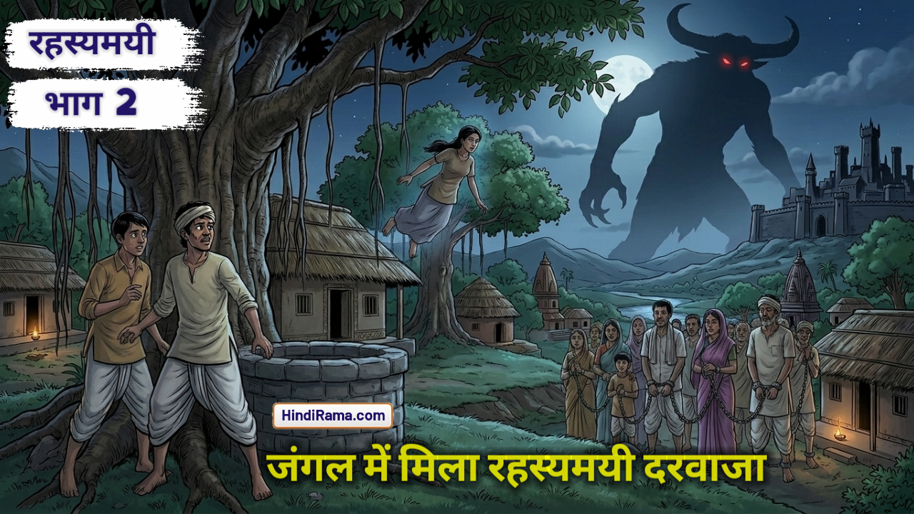 The Haunted Door In The Jungle । जंगल में मिला रहस्यमयी दरवाजा । दूसरी दुनिया - भाग 2 । Hndirama.com