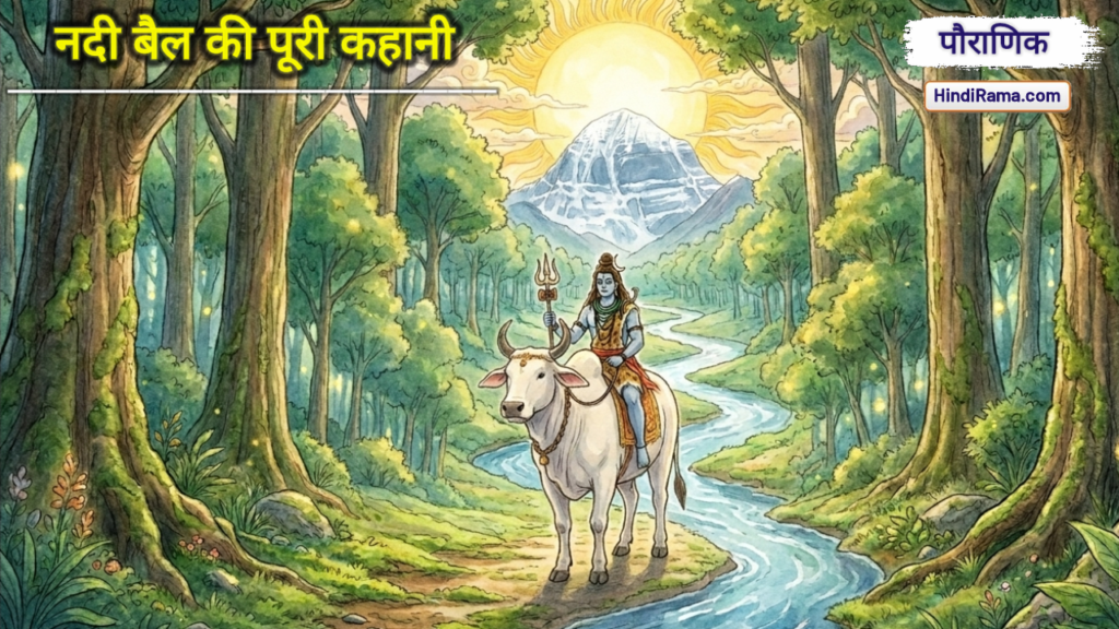 नंदी की कहानी । नंदी कैसे बने भगवान शिव की सवारी ? Story Of Nandi In Hindi । 2 नंदी की कहानी । नंदी कैसे बने भगवान शिव की सवारी ? Story Of Nandi In Hindi । Hindirama.com