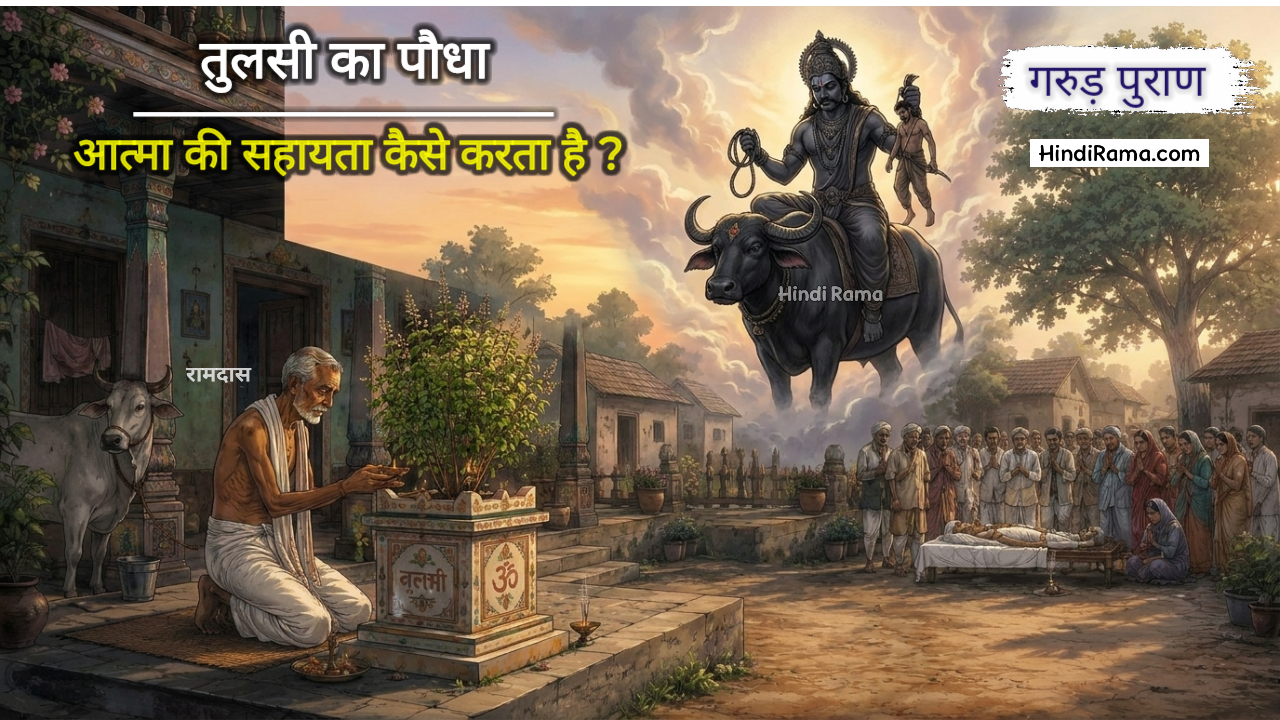 तुलसी का पौधा आत्मा की सहायता कैसे करता है ? गरुड़ पुराण में तुलसी का रहस्य ? Tulsi Mystery In Garuda Purana । Hindirama.com