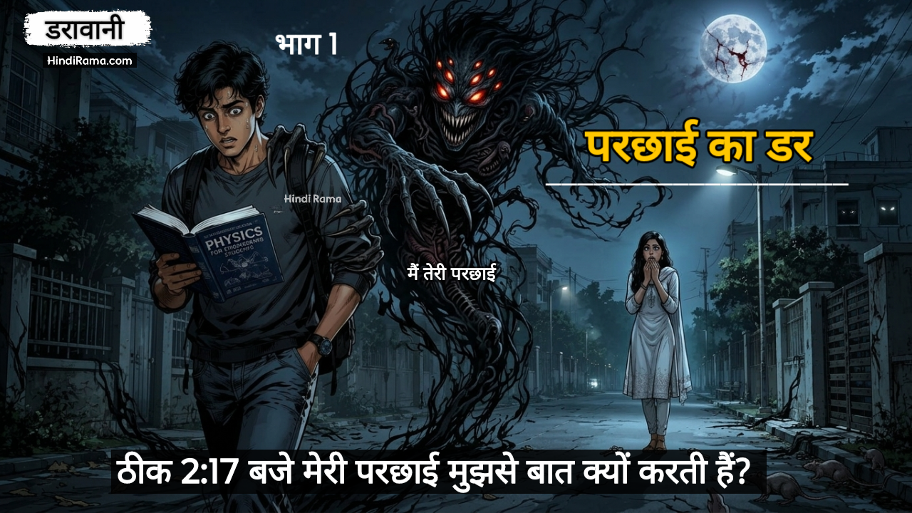 2:17 बजे मेरी परछाई मुझसे बात क्यों करनें लगी? परछाई का डर - भाग 1। Haunted Shadow Story In Hindi। Hindirama.com
