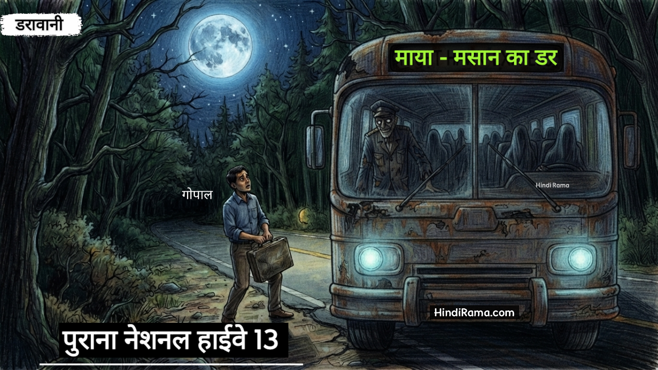माया-मसान: भयानक मौत की आखरी बस। पुराना नेशनल हाइवे 13। The Ghost Bus Of Highway 13। Hindirama.com