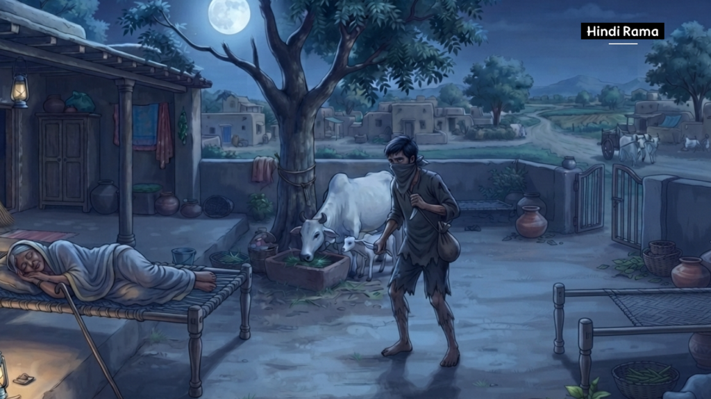 चालाक दादी और बुद्धू चोर। दादी ने चोर को कैसे पकड़ा? Funny Village Story In Hindi। Hindirama.com 