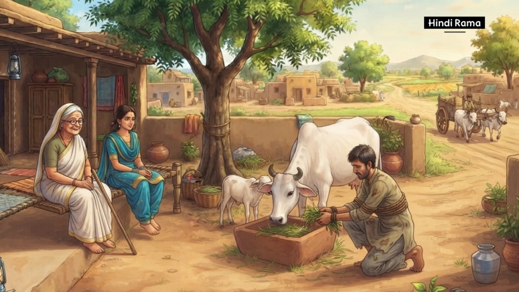 चालाक दादी और बुद्धू चोर। दादी ने चोर को कैसे पकड़ा? Funny Village Story In Hindi। Hindirama.com 
