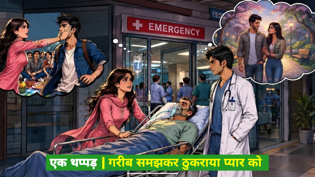 एक थप्पड़। गरीब समझकर ठुकराया प्यार को। Sad Love Story In Hindi। Hindirama.com