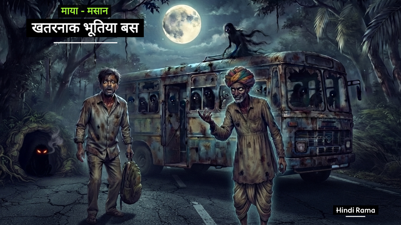 खतरनाक भूतिया बस। पुराने नेशनल हाइवे 13 पर मौत का तांडव। Horror Story In Hindi। Hindirama.com