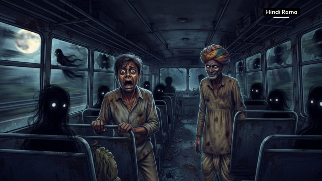 खतरनाक भूतिया बस। पुराने नेशनल हाइवे 13 पर मौत का तांडव। Horror Story In Hindi। Hindirama.com
