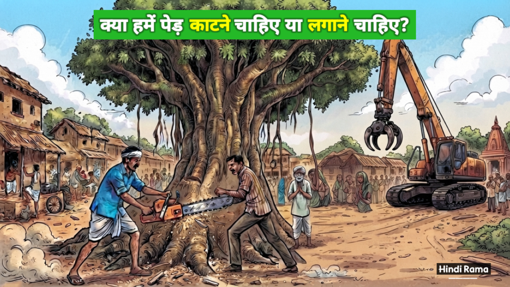 क्या हमें पेड़ काटने चाहिए या लगाने चाहिए? जानिए पेड़ हमारे जीवन के लिए कितने जरूरी हैं? Importance Of Trees। hindirama.com