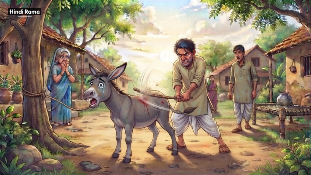 आलसी पंडित और ईमानदार गधा। कैसे आलस ने चरणदास का सब कुछ छिन लिया? Educational Moral Story In Hindi। Hindirama.com