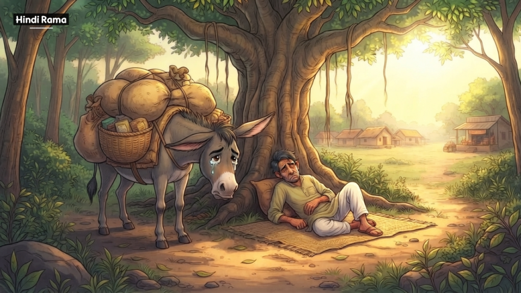 आलसी पंडित और ईमानदार गधा। कैसे आलस ने चरणदास का सब कुछ छिन लिया? Educational Moral Story In Hindi। Hindirama.com