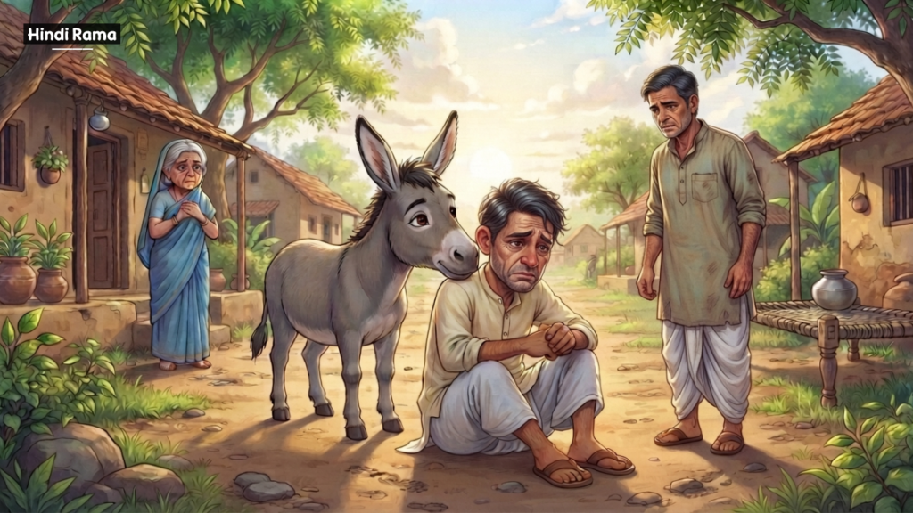 आलसी पंडित और ईमानदार गधा। कैसे आलस ने चरणदास का सब कुछ छिन लिया? Educational Moral Story In Hindi। Hindirama.com