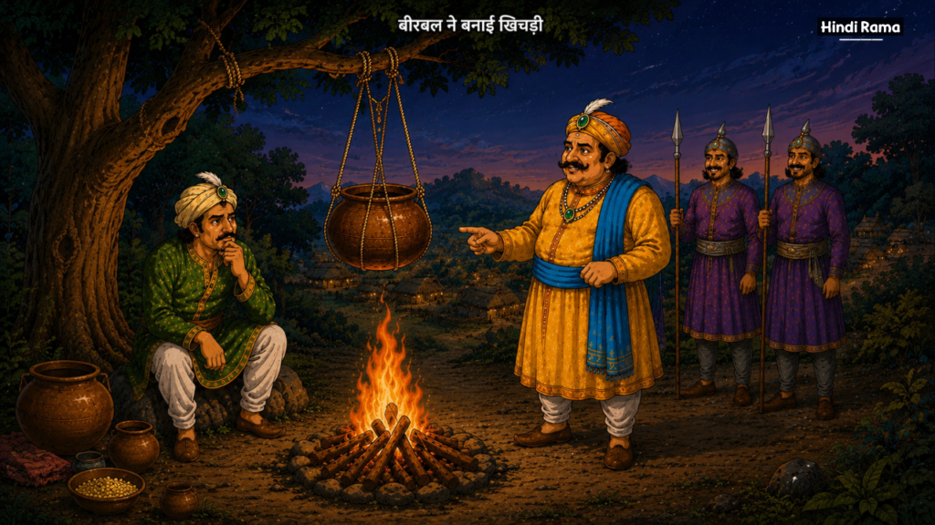 बीरबल की खिचड़ी। कैसे बीरबल ने एक गरीब को दिलाया न्याय? Birbal Ki Khichdi Story। Hindirama.com 