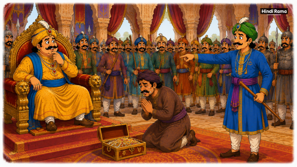 जादुई छड़ी और चोर की कहानी। बीरबल ने कैसे पकड़ा चोर को? Akbar Birbal Ki Kahani। Hindirama.com