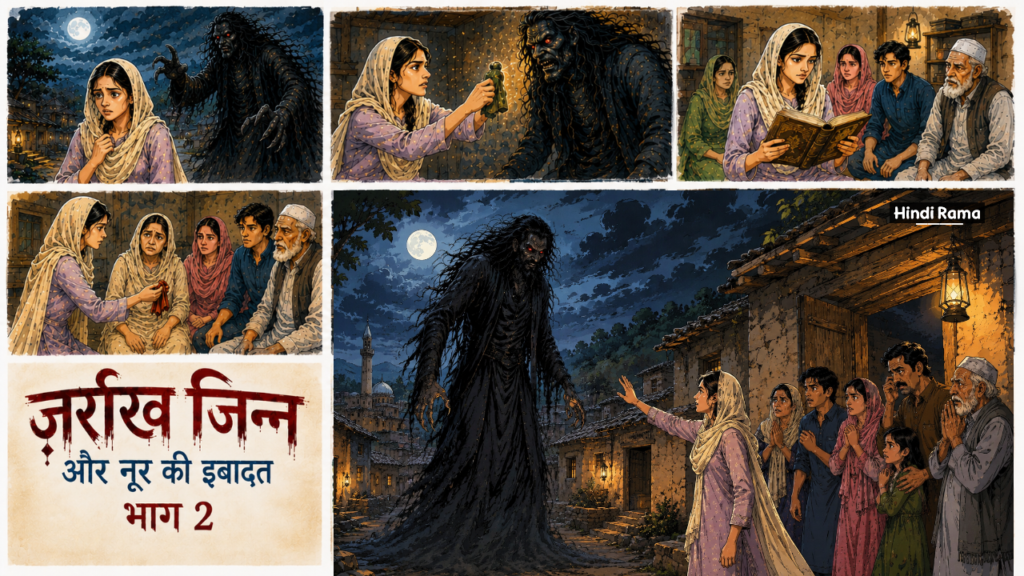 ज़र्राख जिन्न और नूराबाद की इबादत। नूर के पीछे क्यों पड़ा ज़र्राख जिन्न? भाग 2। Horror Story In Hindi। Hindirama.com