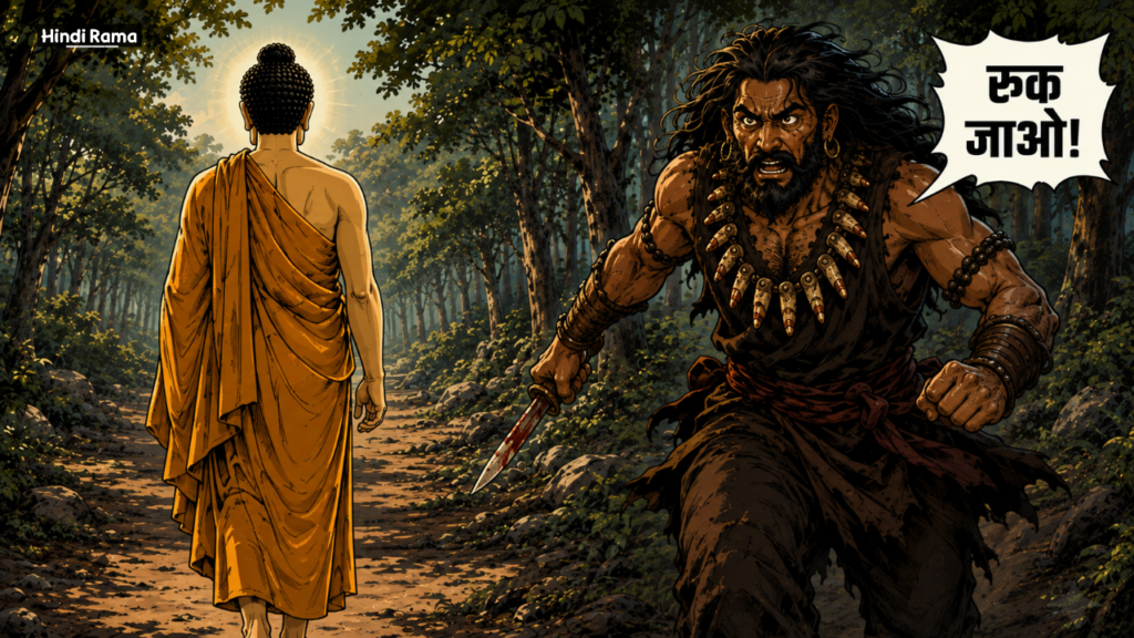 डाकू अँगुलिमाल। कैसे महात्मा बुद्ध ने बदला अँगुलिमाल का जीवन? Angulimala And Buddha Story In Hindi। Hindirama.com 