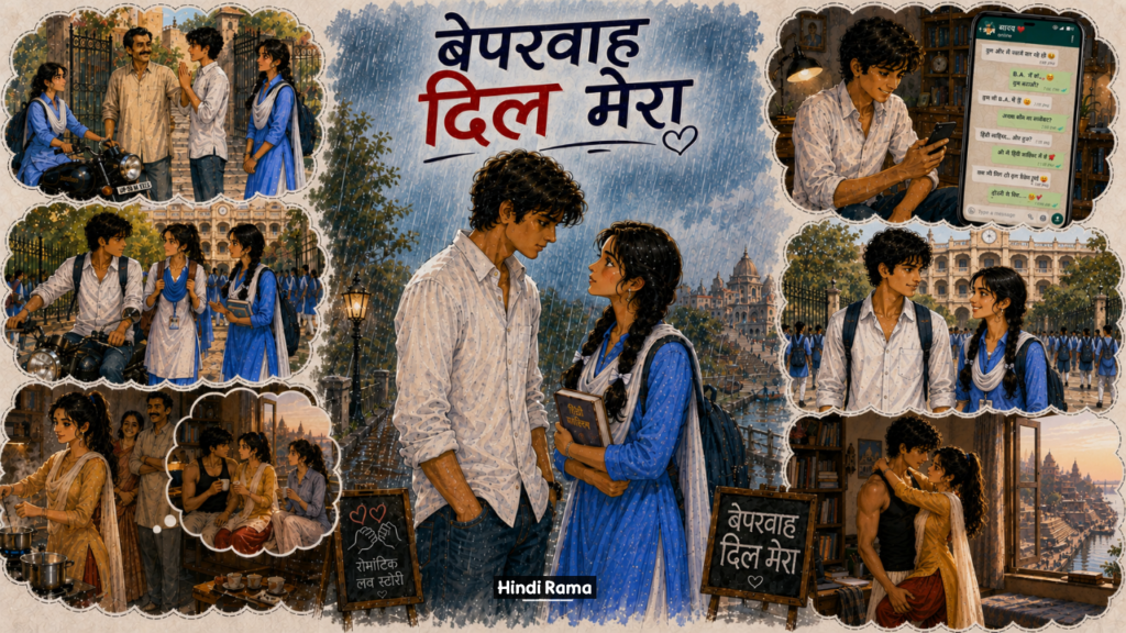 बेपरवाह दिल मेरा। रोमांटिक मस्ती और जबरदस्त प्यार का नशा। Romantic Love Story In Hindi। Hindirama.com
