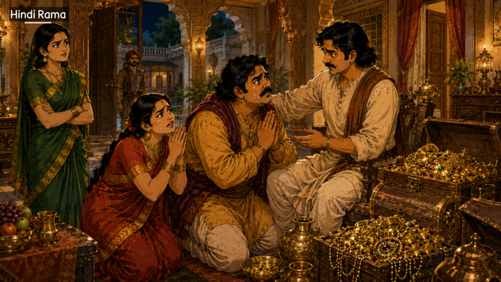 दगाबाज बड़े भाई का लालच। छोटे भाई की ईमानदारी और मायावी जंगल का रहस्य | Moral Story In Hindi। Hindirama.com