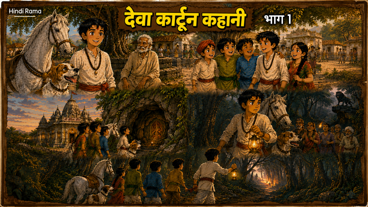 गाँव का रक्षक देवा। शिवगढ़ गाँव का पहला बड़ा खतरा। भाग 1। Deva Cartoon Story In Hindi। Hindirama.com