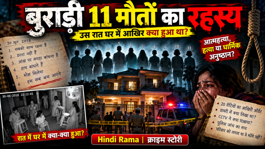 बुराड़ी 11 मौतों का रहस्य । 30 जून 2018 की वो खौफनाक रात और 1 जुलाई 2018 की सुबह मिले 11 शव 1 बुराड़ी 11 मौतों का रहस्य । 30 जून 2018 की वो खौफनाक रात और 1 जुलाई 2018 की सुबह मिले 11 शव