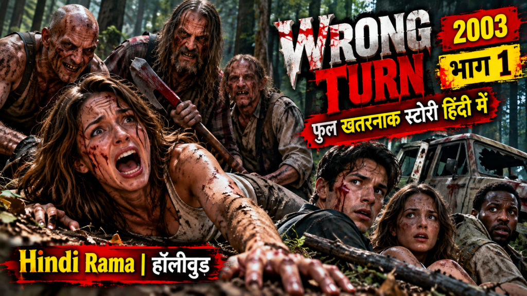 Wrong Turn movie भाग 1 । जंगल में फंसे लोगों का खौफनाक अंत । Wrong Turn Movie Explained in Hindi