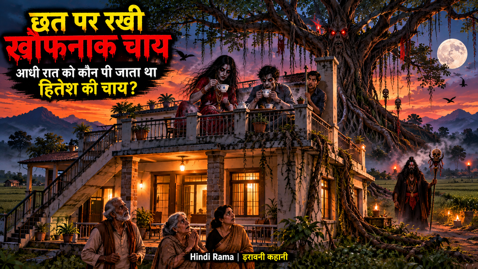 छत पर रखी खौफनाक चाय | आधी रात को कौन पी जाता था हितेश की चाय? | Chhat Par Rakhi Khaufnak Chai