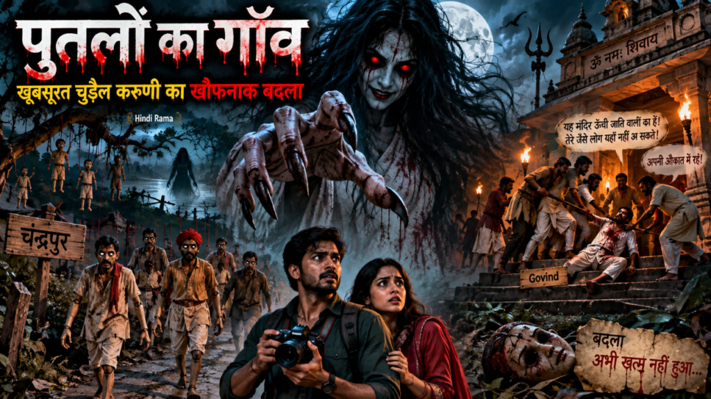 पुतलों का गांव: खूबसूरत चुड़ैल करुणी का खौफनाक बदला — सुहागरात के अगले दिन हुई पति की हत्या 3 पुतलों का गांव: खूबसूरत चुड़ैल करुणी का खौफनाक बदला — सुहागरात के अगले दिन हुई पति की हत्या। Hindirama.com